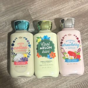 Bath & Body Works Rare Summer Body Lotion Collection